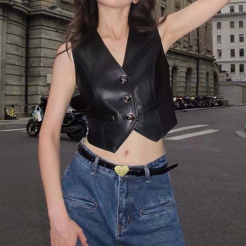 Leather Gilet Women 2026 Summe - Women'S Fashion Gilet recensione e prezzo