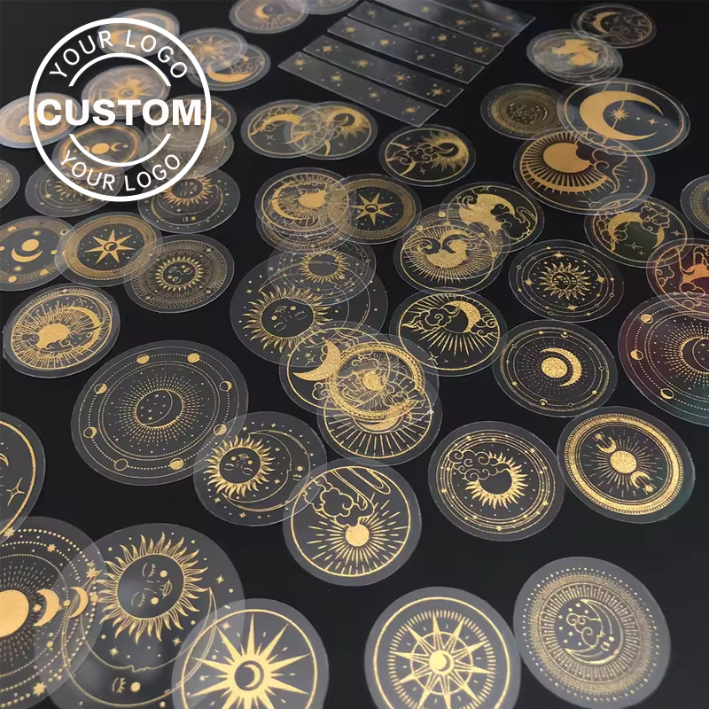 Custom Glitter Gold Stickers W - Women'S Fashion Labels recensione e prezzo