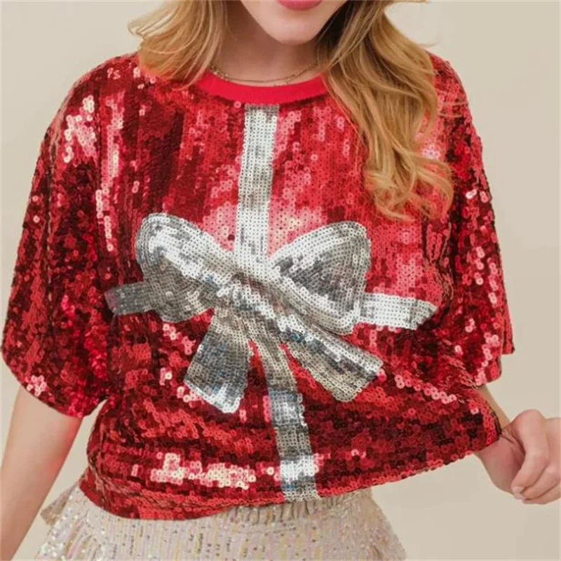 Womens Summer Fashion Sequins  - Women'S Fashion Rugby Shirt recensione e prezzo