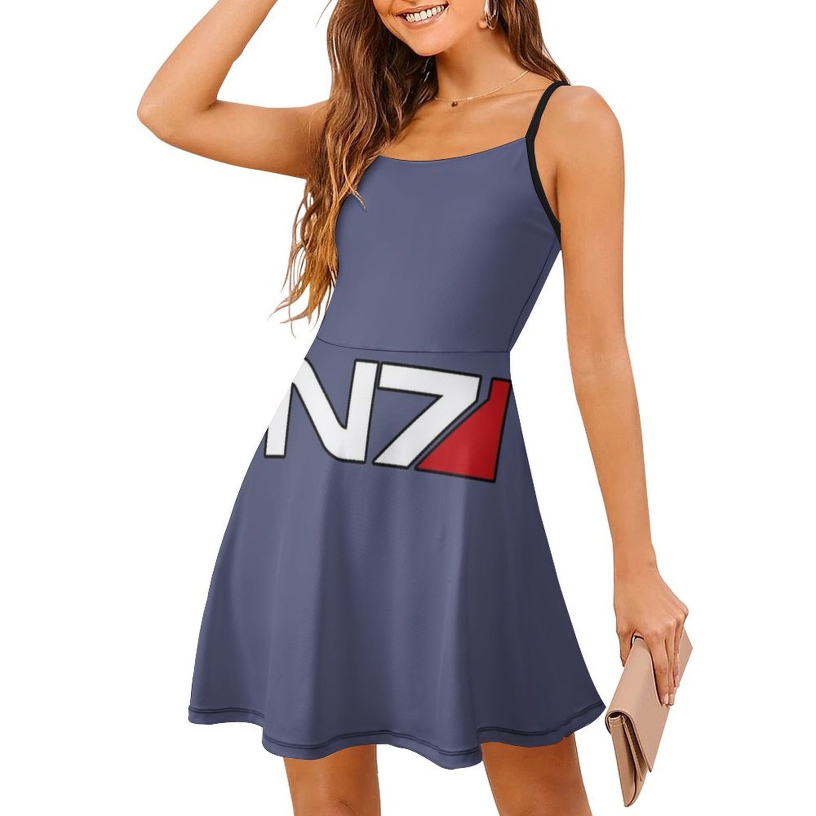 N7 Logo Floral Smock Dress For - Smocked Dress Women recensione e prezzo